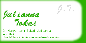 julianna tokai business card